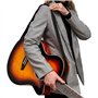 Tiger Sangle de guitare acoustique classique et espagnole Noir