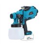KATSU FIT-Bat 21V Pistolet à Peinture sans Fil 1200ml avec Lumière LED et 3 Buses