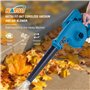 KATSU FIT-Bat 21V Souffleur de Feuilles sans Fil, Souffleur d'air électrique Portable Aspirateurs pour Jardin l'entretien Pelous