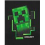 T-Shirt Minecraft Garçons Creeper Intérieur à l'intérieur Noir Speed ​​Gamer Top 12-13 Ans