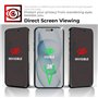 TECHGEAR Protection d'écran anti-espion pour iPhone 16 Pro - Filtre de confidentialité en verre trempé véritable compatible avec