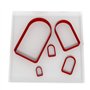 Lot de 5 emporte-pièces en forme d'arche pour pâte à sucre