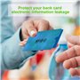 volumoon Lot de 12 pochettes de protection RFID pour cartes de crédit, cartes de crédit, porte-cartes anti-vol RFID, protection 