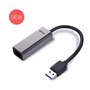 i-tec USB 3.0 Métal Gigabit Ethernet Adapter 1x USB 3.0 vers RJ-45 avec LED pour Windows MacOS Linux Android