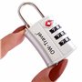 OW-Travel Cadenas TSA pour Valise. Cadenas Code 3 Chiffres ABS Antivol pour Bagages Casier Rangement Tente Camping.Bagages Combi