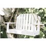 Garden mile Blanc Shabby Chic Banc De Jardin Balancement Siège Mangeoire pour Oiseaux Décoration Table Graines Écrou Suet Statio