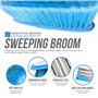 Balai de balayage d'intérieur avec pelle à poussière et brosses assorties, ensemble de nettoyage ménager qui comprend une brosse