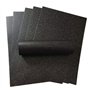 Lot de 10 feuilles de papier cartonné noir anthracite irisé -brillant