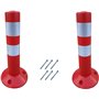 SNS SAFETY LTD Poteaux Flexibles 45 cm (pack de 2)