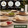 HAAGO 80 Pcs Vaisselle Jetable en Feuille de Palmier - Disposable Plates & Cutlery, comme Assiettes Bambou - 20 Assiettes et 60