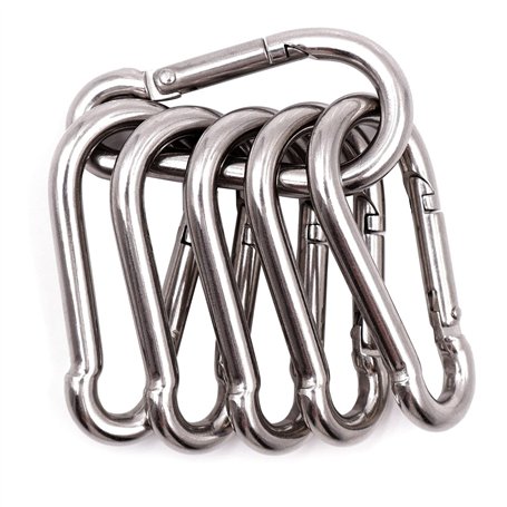 6 Pièces 304 Mousqueton