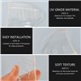 Protections Latérales pour Lunettes de Sécurité, 3 Paires de Protections Transparentes Flexibles à Enfiler de Lunettes de Sécuri