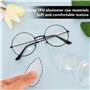 Protections Latérales pour Lunettes de Sécurité, 3 Paires de Protections Transparentes Flexibles à Enfiler de Lunettes de Sécuri