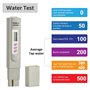 TDS Mètre Testeur Eau, LCD TDS-3 Mètre pour Qualité de l'eau Potable Testeur, Portable Numérique Température PPM Test Mesureur P