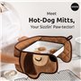 OTOTO Hot-Dog Gants de cuisine doubles mignons et amusants – Cadeaux pour les amateurs de chiens, cadeaux sur le thème du teckel