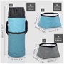 BELLE VOUS Sac de Voyage pour Chien avec Gamelles Eau et Nourriture - Sac a Friandise et Accessoires - Pochette avec Gamelle Pli