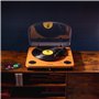 Roxel VRP-60 Tourne-disque vinyle avec haut-parleurs intégrés, BT IN/OUT, trois vitesses de lecture, sortie USB pour conversion
