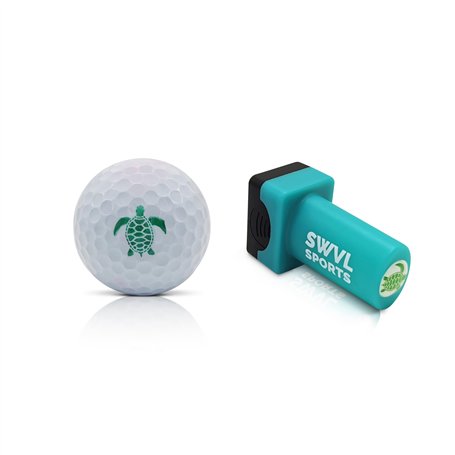 SWVL Sports Grand tampon pour balle de golf Tortue