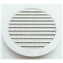 TEKLiNe 2 Grilles Ventilation Aération Plastique 120mm Encastré Rond Protection Insectes Système Air Maison Couleur Blanc, Grill