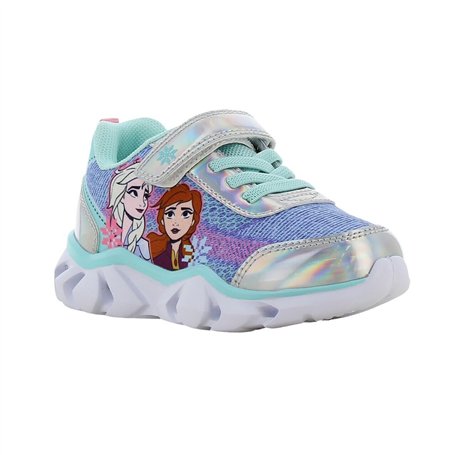 Disney Frozen Elsa Chaussures de sport pour enfant avec motif La Reine des Neiges Idéal pour l'école et les loisirs