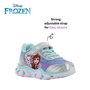 Disney Frozen Elsa Chaussures de sport pour enfant avec motif La Reine des Neiges Idéal pour l'école et les loisirs, Mauve/argen