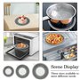 Desuibao Lot de 2 protections de table de cuisson à induction, en fibre de verre en silicone pour plaque de cuisson à induction,