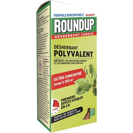 Roundup Désherbant Polyvalent Action Rapide Concentré 800ml