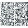 Artemio 11004045 Alphabet Autocollant Paillettes Noir