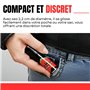Spray de défense HOERNECKE TIW Farb-Gel 20 ML et sifflet d'alerte – Pack de Protection personnelle – Gel Rouge indélébile, porté