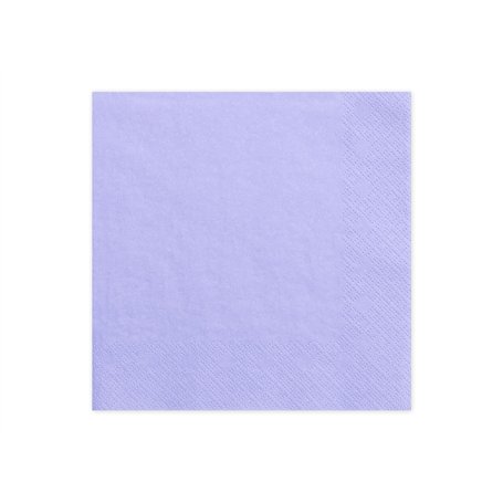 Lot de 20 serviettes en papier 33 x 33 cm