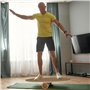 CAWI Planche d'équilibre pour enfants et adultes - Équipement de fitness pour la maison - Planche de surf + rouleau de fascia - 