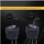 6 pièce Interrupteur 12v, Interrupteur à bascule 12v, 20mm AC 6A/250V 10A/125V SPST 2 Pin 2 Position On/Off Toggle Car Boat Cara