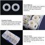 Rondelles Plastique Entretoise Nylon M2 M2.5 M3 M4 M5 M6 M8 M10 Rondelle pour Mécanique 500 Pcs
