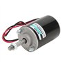 Moteur Courant Continu Aimant Permanent Couple Élevé DC Moteur Haute Vitesse 30W CW/CCW pour Générateur de Bricolage(12V 3500RPM
