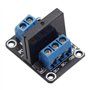 Aihasd 3 pièces DC 5V 1 canal SSR G3MB-202P Carte de module de relais statique Haut niveau avec fusible résistif pour Arduino