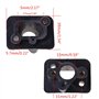 BIlinli 2 pcs 40-5 43CC 52CC débroussailleuse collecteur d'admission Base de carburateur connecteur, Tuyau d'admission, Adaptate