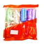 JZK 8 Pcs Multicolore Hawaiian Soie Simili Fleurs Hula Jupe pour Filles/Femmes Hawaïen Luau Party Hawaii Accessoire de Fête