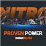 WORX NITRO 18V(20V MAX) Perceuse à Percussion sans Fil WX354.1 PowerShare PRO Brushless 60 N.m Commande à 2 Vitesses 10mm dans B
