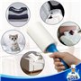 MR.SIGA Rouleau Poils Animaux Extra Collant, Rouleau Adhesif Vêtement, Brosse Adhesive pour Poils Cheveux, 450 Feuilles Faciles 
