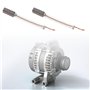 Be In Your Mind Lot de 2 paires de balais de carbone de rechange pour alternateur Valeo PX602 PX60 092950 300722 92950 avec ress