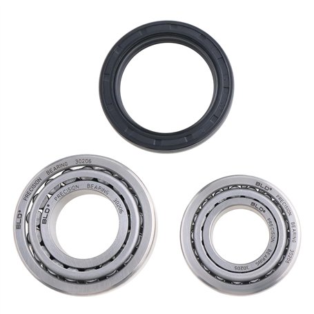Create idea 1 Jeu de Roulements de Roue 30205 30206 Roulements à Rouleaux Coniques Et Joint d'arbre 45x62x8mm Compatible avec Fr