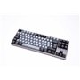 DURGOD Taurus K320 TKL Clavier Mécanique Gaming 88 Touches Double Shot PBT USB Type C ISO UK Gris sidéral Cherry MX Marron