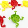 12 Pieces Jouet Assorti de Grenouille de Saut de Jouets Colorés Inspirent à Connaissance des Couleurs d'enfants