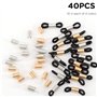 LUTER 40 Pièces Attache Lunette de Chaînes de Lunettes Réglables Extrémités, Longue Chaîne Réglable Porte-sangle Extrémités Conn