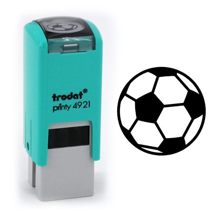 Tampon ballon football | Cachet encreur fidélité foot | 11mm | Stamp ink soccer | Ballon rond