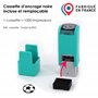 Tampon ballon football | Cachet encreur fidélité foot | 11mm | Stamp ink soccer | Ballon rond