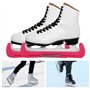 Okuyonic Protège-Lames pour Patins à Glace, Ajustement Parfait, protège-Lame de Patin réglable Solide 2 pièces pour Chaussures d