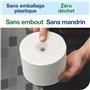 Tork Distributeur murale pour papier toilette rouleau mid-size sans mandrin blanc T7, gamme Elevation, 558040