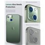 Cracksin [Lot de 2] Protection d'appareil photo pour iPhone 13 (6,1'') et iPhone 13 mini (5,4'') Protection d'objectif 3D Dureté