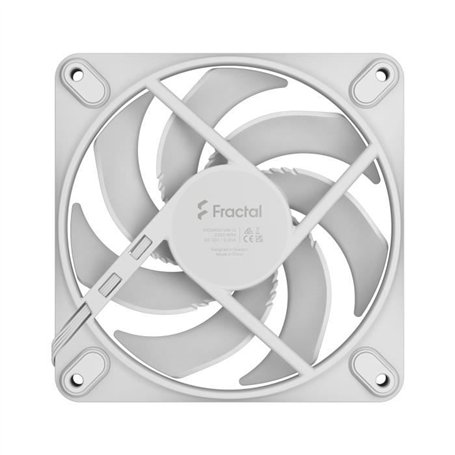 Ventilateur PC - FRACTAL DESIGN - Momentum 12 - FDB - Contrôle PWM - Pales balayées qui réduit le bruit - Blanc